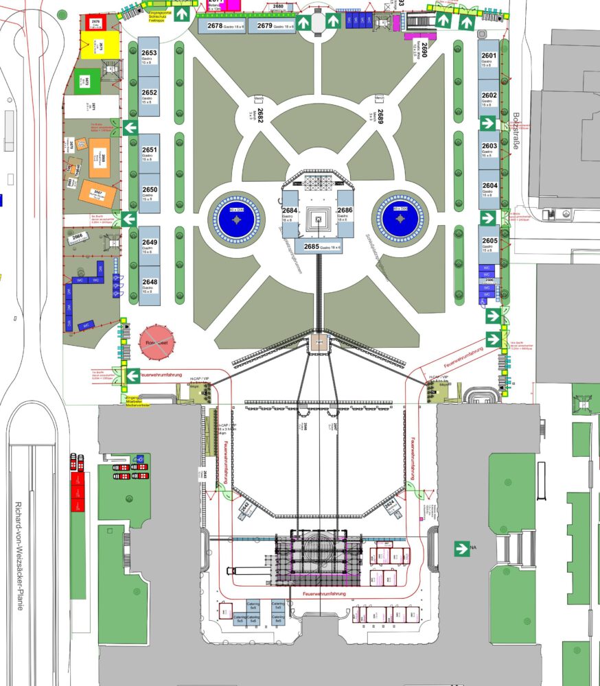 Eventcatering von Frida auf Landgang beim Public Viewing auf dem Stuttgarter Schlossplatz